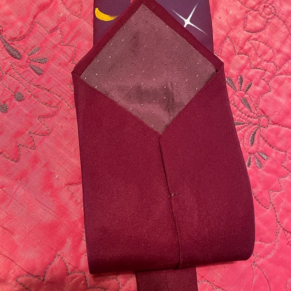 VINTAGE SILK TIE HAND PAINTED ITALY - Picture 4 of 8